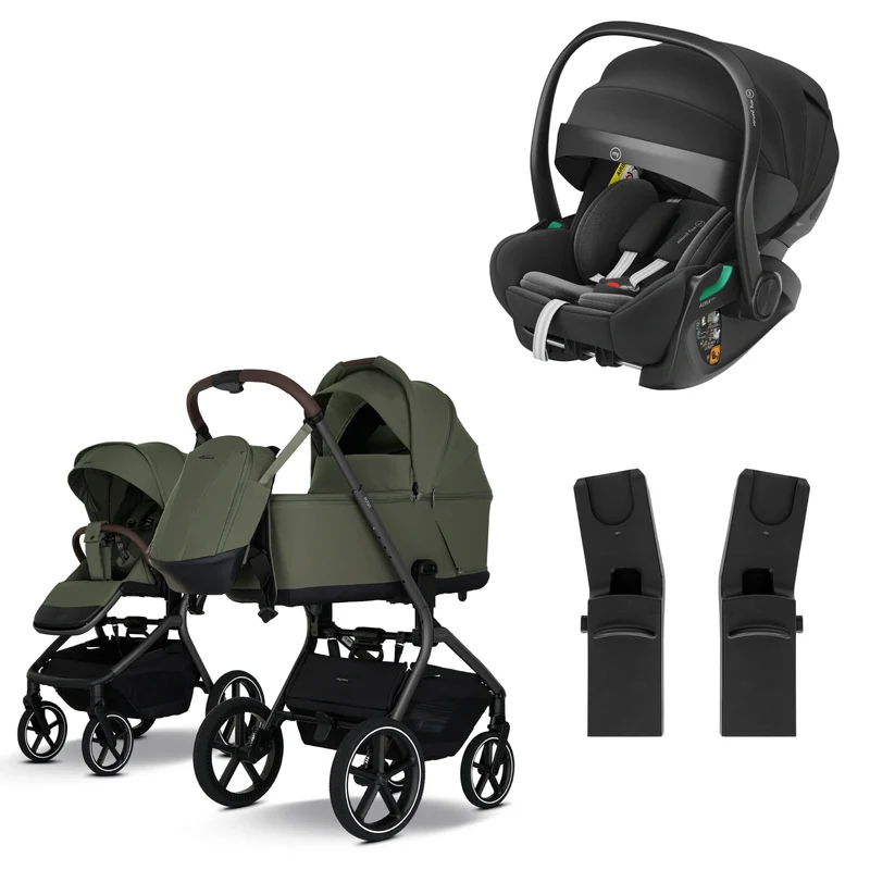 My Junior MAVI - 3in1 Premium inkl. Adapter, AURA ergo 2 Babyschale