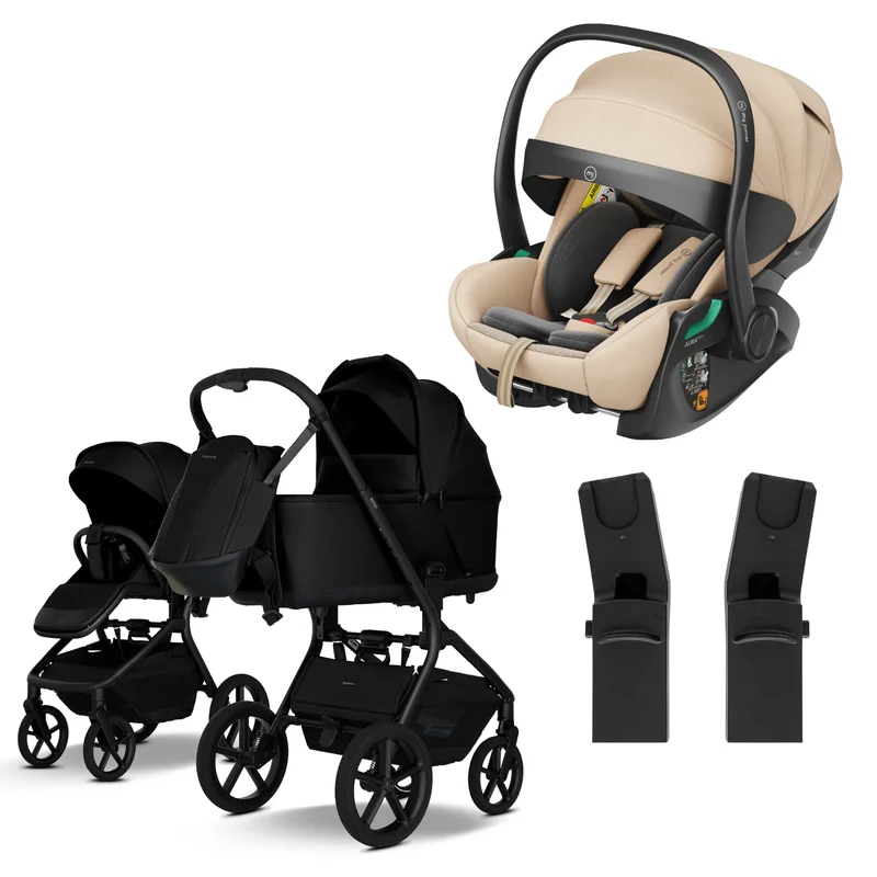 My Junior MAVI - 3in1 Premium inkl. Adapter, AURA ergo 2 Babyschale