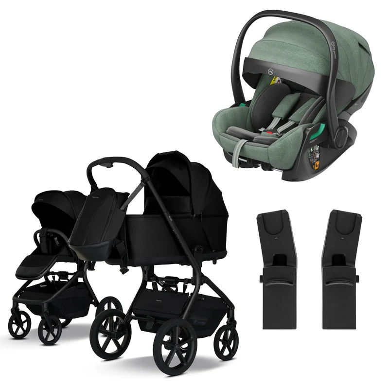 My Junior MAVI - 3in1 Premium inkl. Adapter, AURA ergo 2 Babyschale