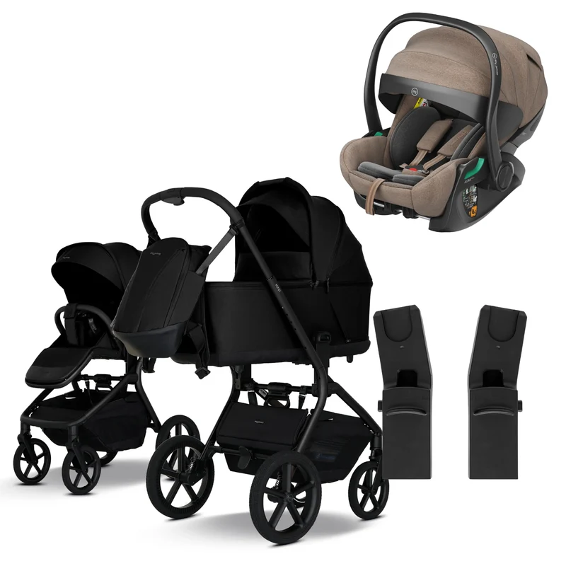 My Junior MAVI - 3in1 Premium inkl. Adapter, AURA ergo 2 Babyschale