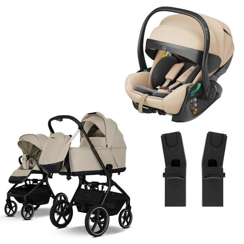 My Junior MAVI - 3in1 Premium inkl. Adapter, AURA ergo 2 Babyschale