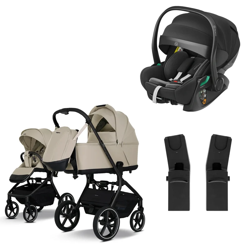 My Junior MAVI - 3in1 Premium inkl. Adapter, AURA ergo 2 Babyschale