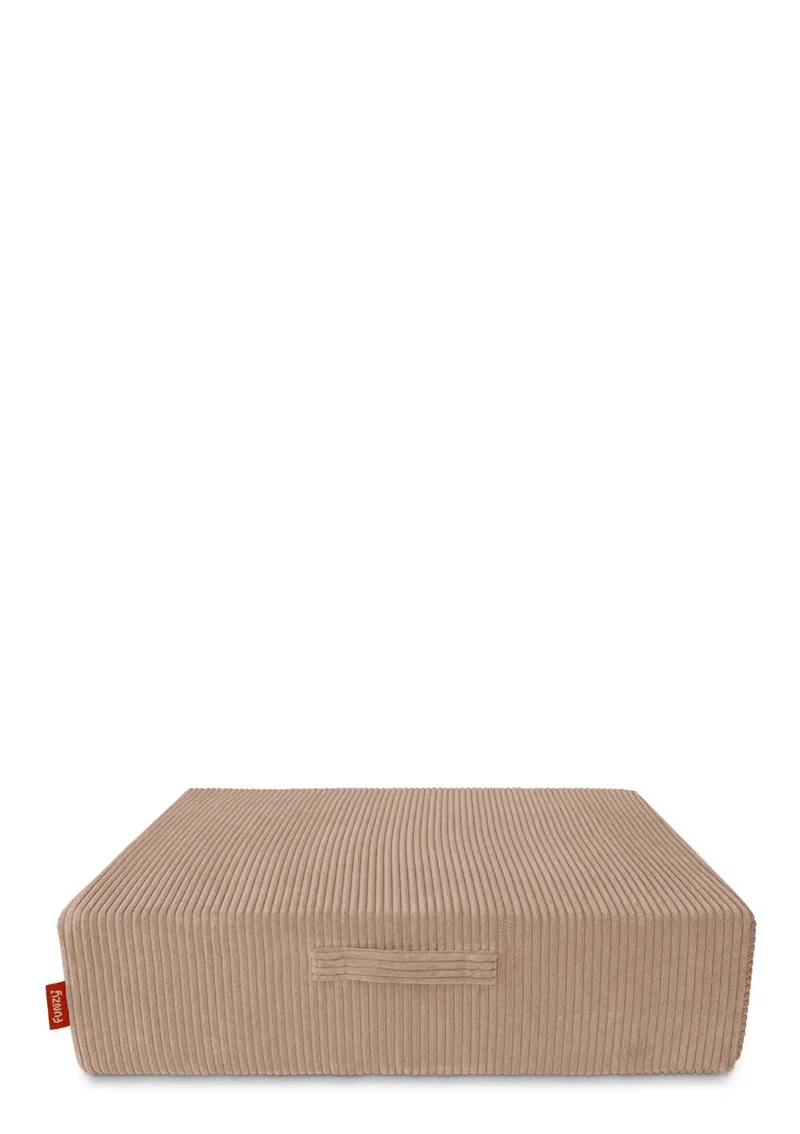 Hüpfpolster Cord Karamell Beige