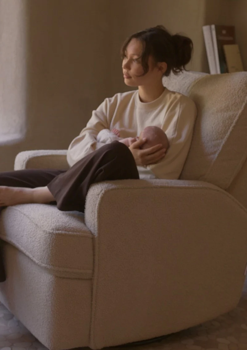 Relax-Sessel 'Swivel & Gliding Recliner' mit manueller Liege-Funktion Teddy Taupe