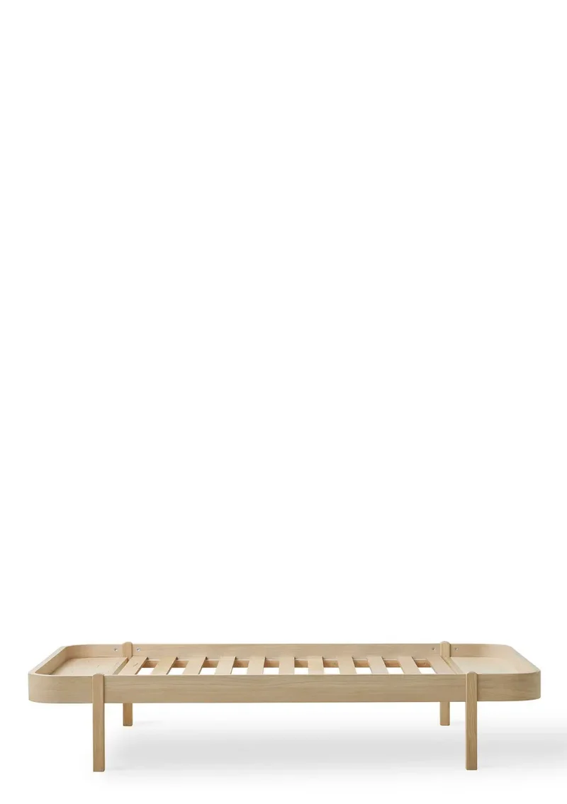 Lounger Bett 'Wood' Eiche 200 x 120 cm