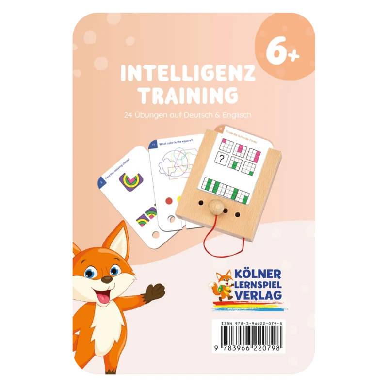 Kartensatz "Intelligenz Training" für den Lochkasten (ab 6 Jahren)