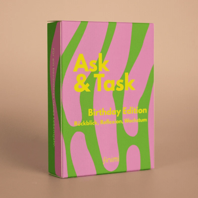 Ask & Task "Birthday Edition" von Fimini - Geschenkidee zum Geburtstag