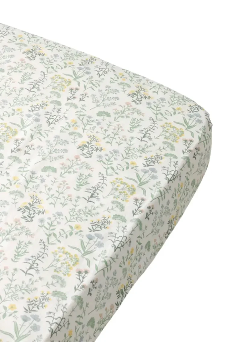 Spannbettlaken 'Bea' für 'Wood Mini+ Junior' Summer Flowers 162 x 68 x 12 cm