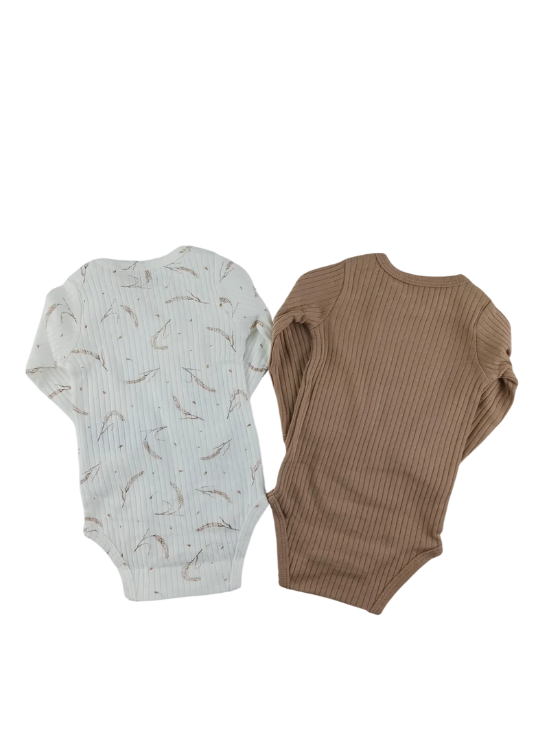 Fixoni Langarmbody 2er Pack 80 | 12m
