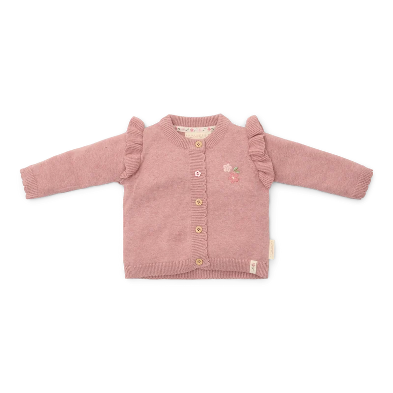 Rosa Strickjacke "Fairy Garden" von Little Dutch, Größe 56-4