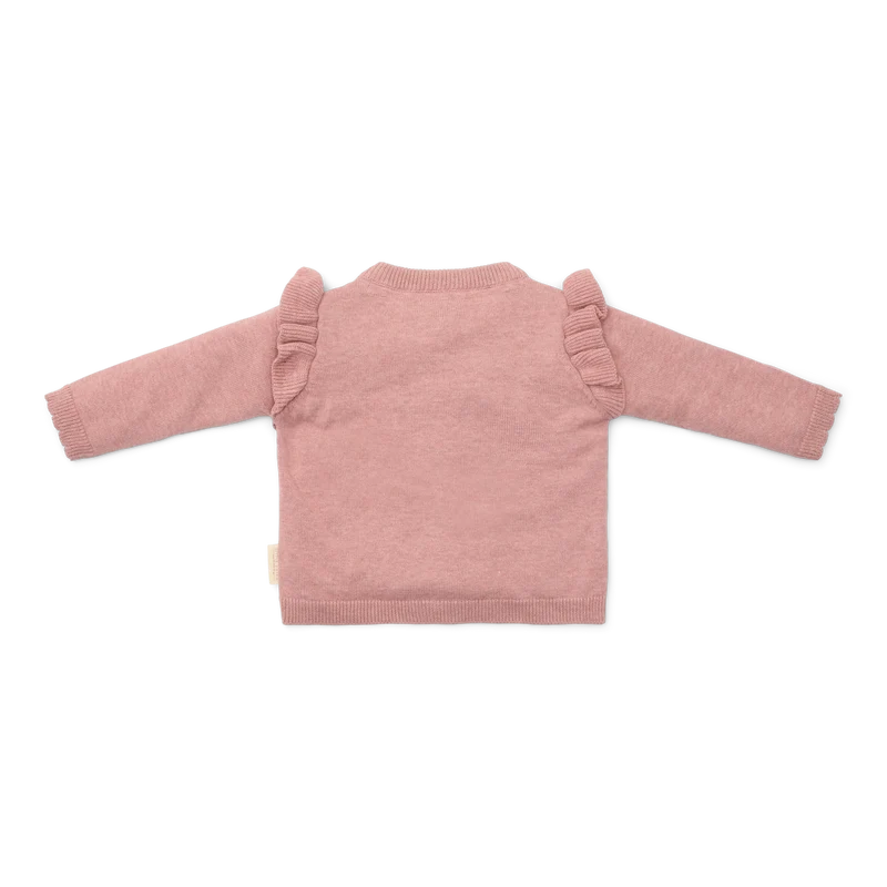Rosa Strickjacke "Fairy Garden" von Little Dutch, Größe 56-4