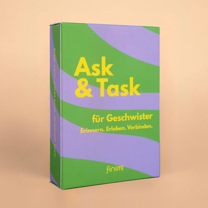 Ask & Task "Geschwister Edition" von Fimini - Geschenkidee für Geschwister