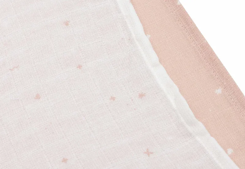 Spucktücher "Twinkling" in Wild Rose von Jollein, 3er Set