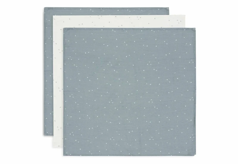 Spucktücher "Twinkling" in Sea Green von Jollein, 3er Set