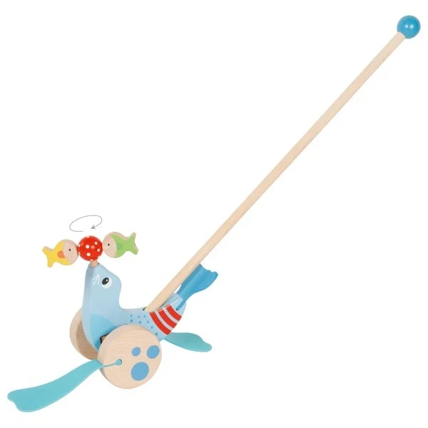 goki Schiebetier Robbe Blau