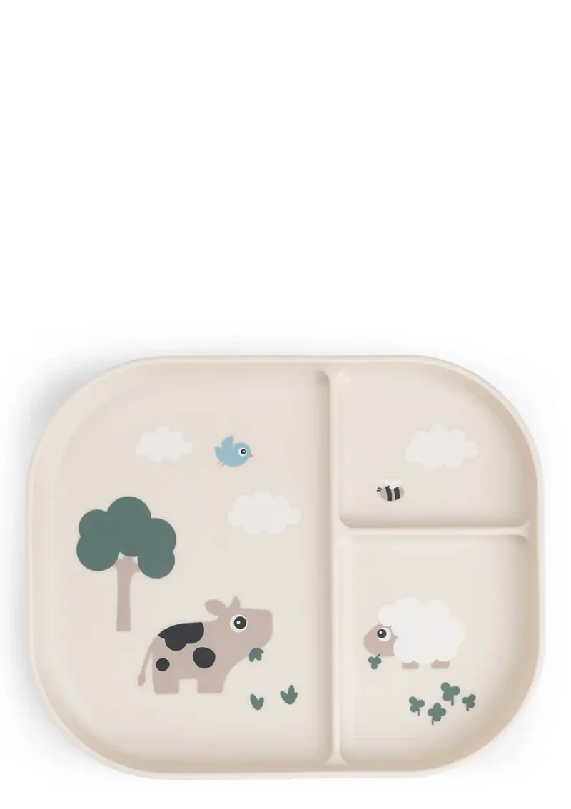 Menüteller 'Foodie' Tiny farm sand