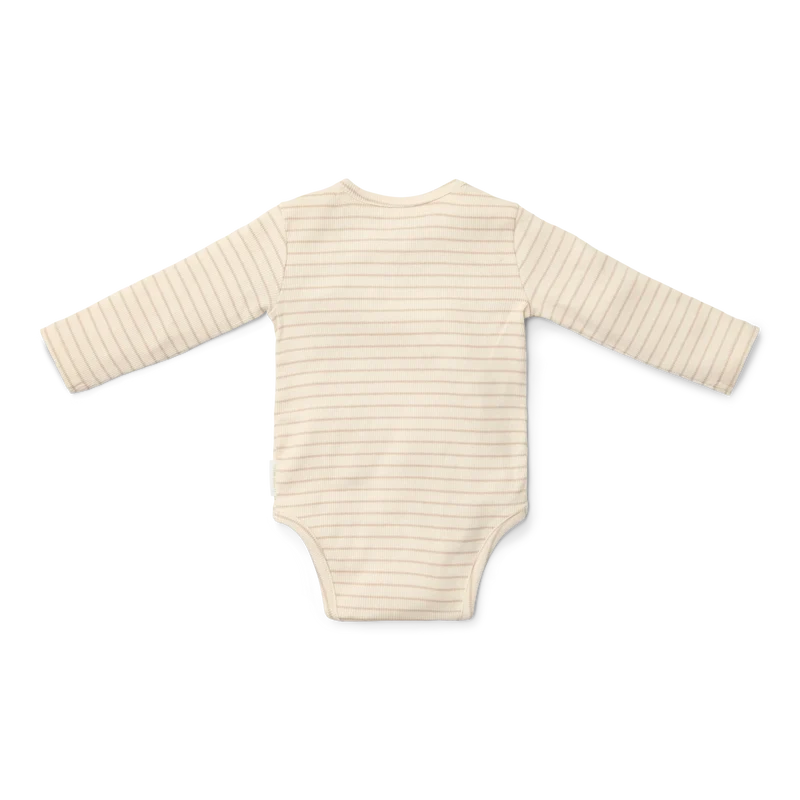 Gestreifter Body "Newborn Naturals" von Little Dutch, Größe 56-74