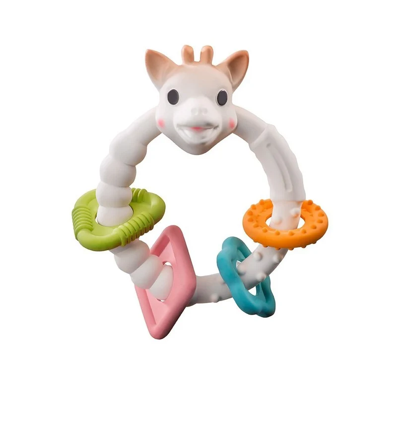Vulli Sophie la girafe Colo'rings Greifling Beißring Naturkautschuk Sophie la Girafe