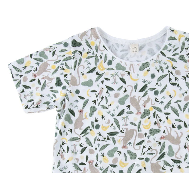 iobio T-Shirt Jersey Monkey Allover