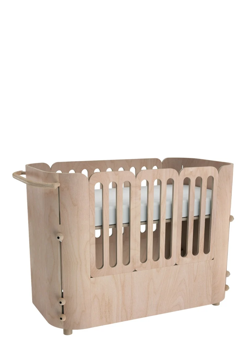 4-in-1 mitwachsendes Babybett 112-148 x 60 cm