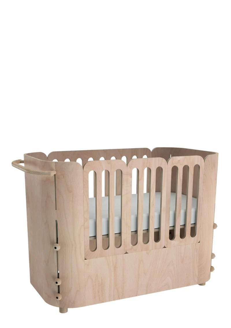4-in-1 mitwachsendes Babybett 112-148 x 60 cm