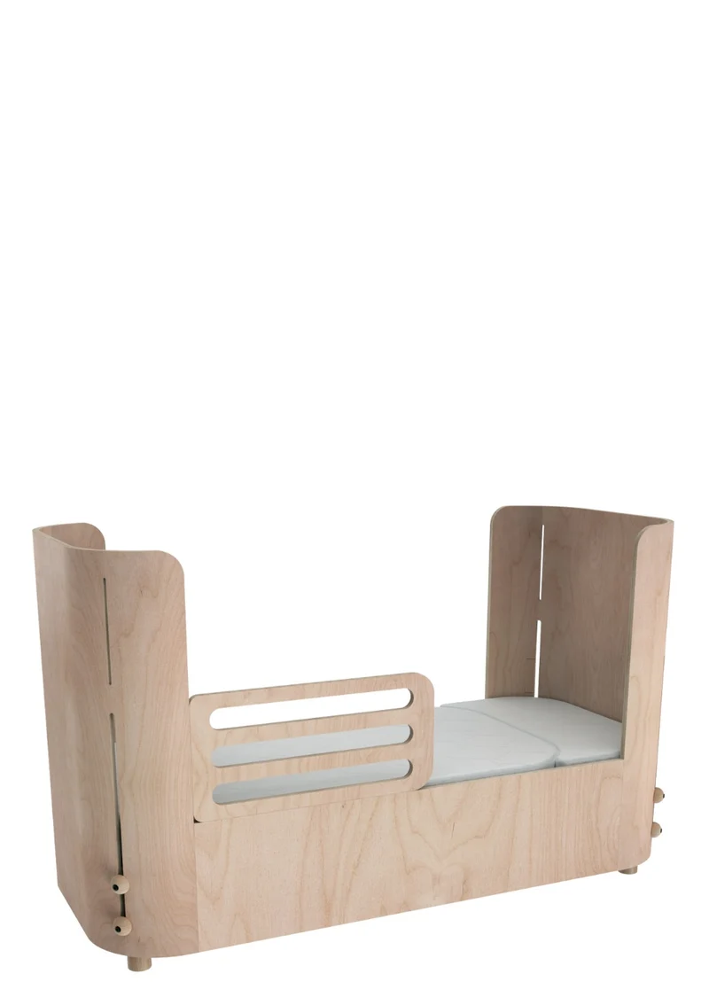 4-in-1 mitwachsendes Babybett 112-148 x 60 cm