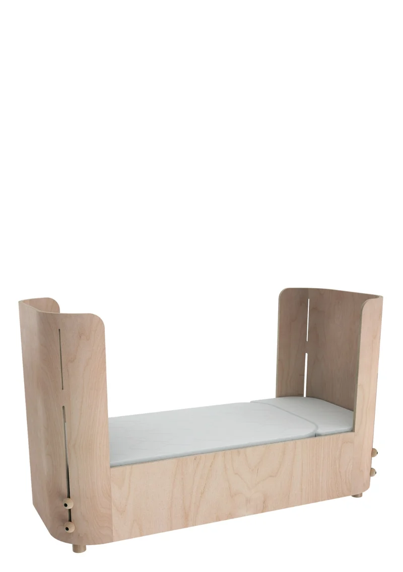 4-in-1 mitwachsendes Babybett 112-148 x 60 cm
