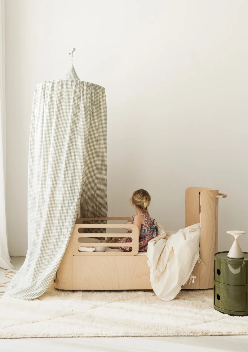 4-in-1 mitwachsendes Babybett 112-148 x 60 cm