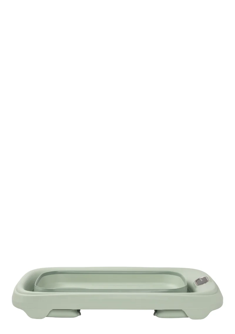 faltbare Badewanne 'Indigo Plus' inkl. Mesh-Einhang für Neugeborene Sage Green