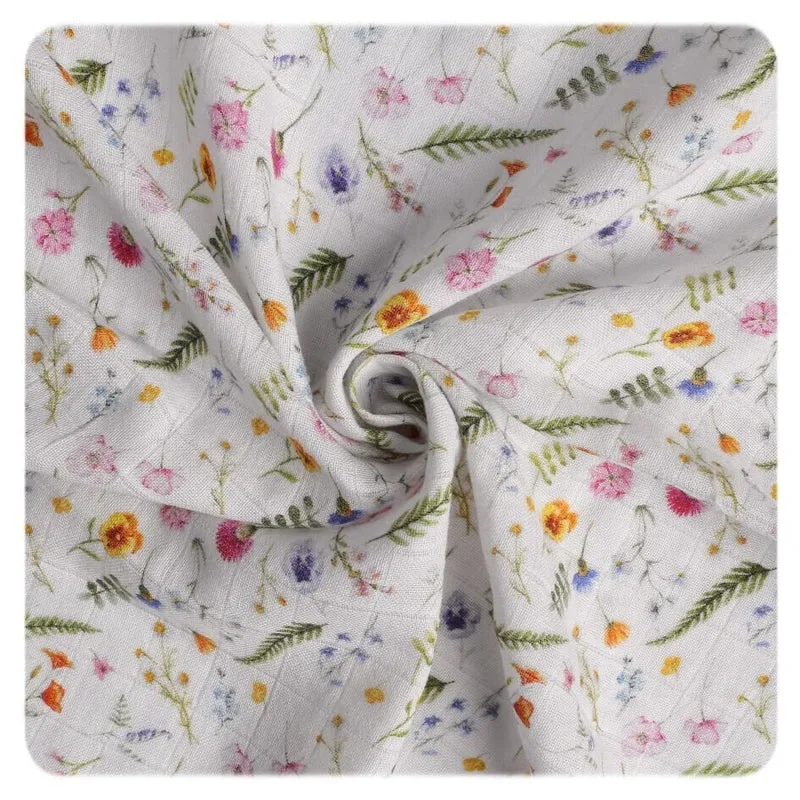 xkko Baby Pucktuch 120x120 cm Musselin aus Bio Baumwolle