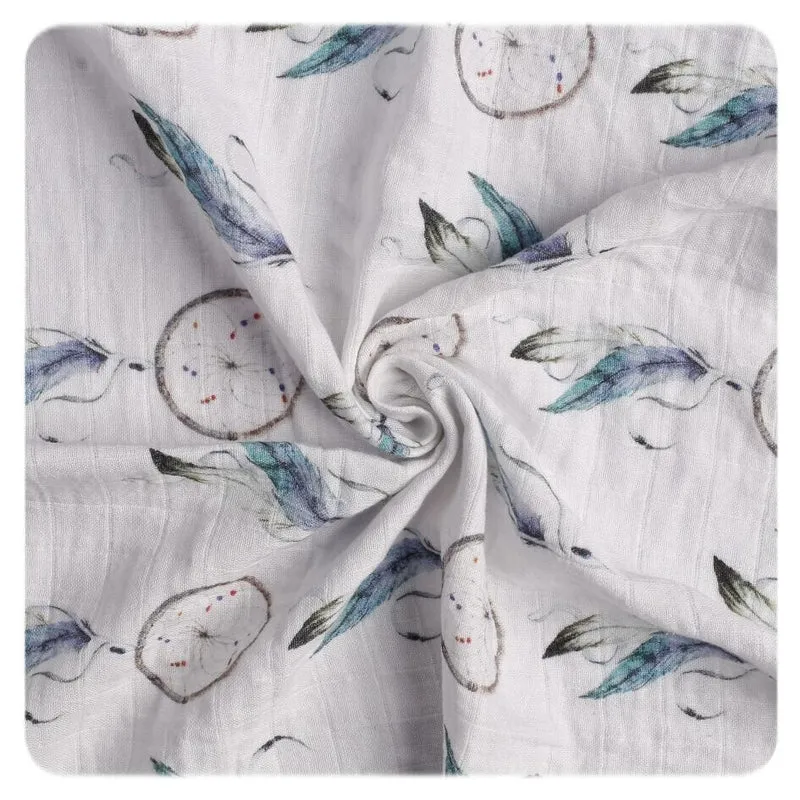 xkko Baby Pucktuch 120x120 cm Musselin aus Bio Baumwolle