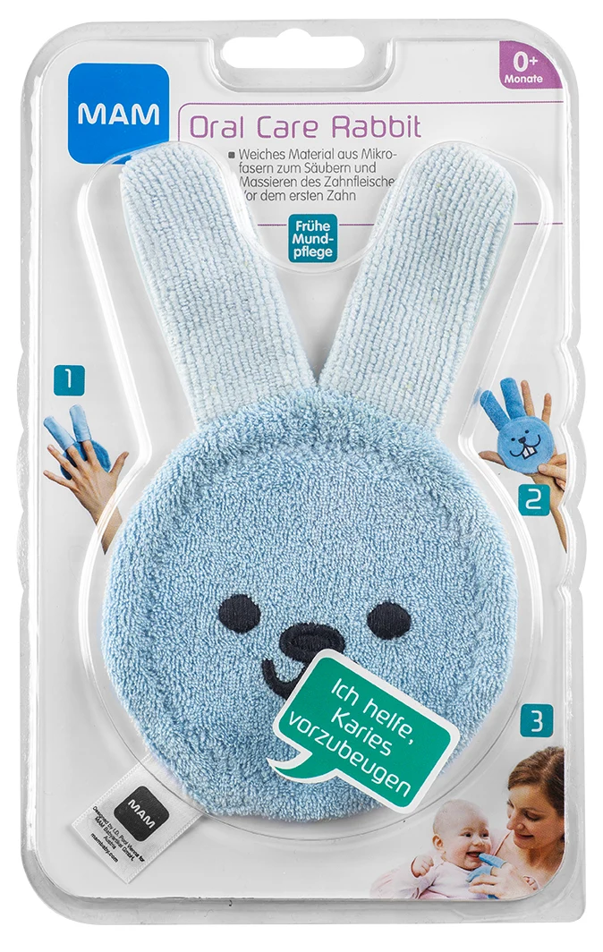 Mam Zahnpflege Fingerling Oral Care Hase Rabbit
