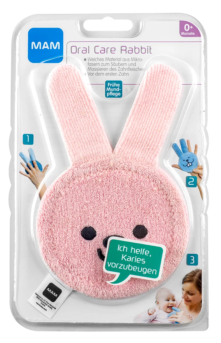 Mam Zahnpflege Fingerling Oral Care Hase Rabbit