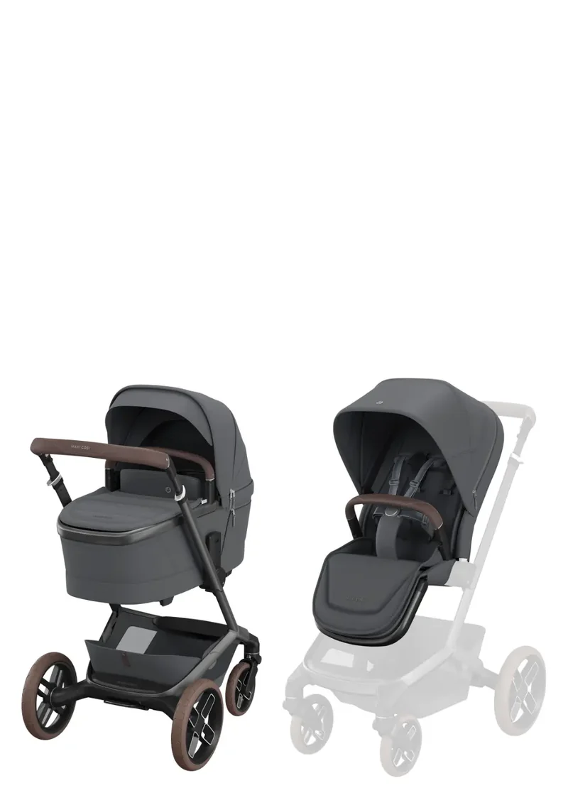Kinderwagen-Set 'Fame' Moon Graphite