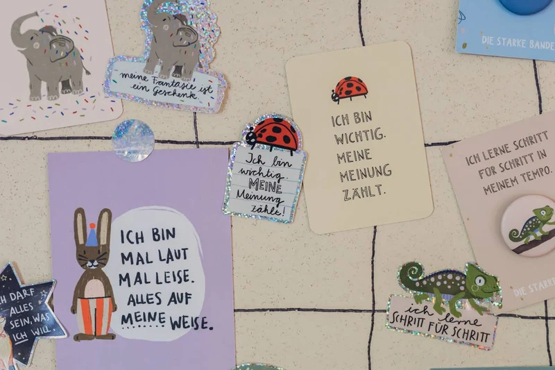 Otter-Glitzersticker "Ich werde bedingungslos geliebt" von Liesels Wicht