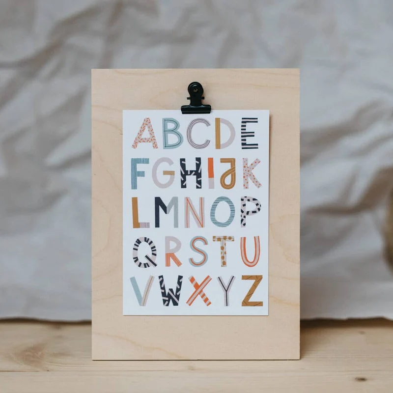 "Abc" Karte von Liesels Wicht