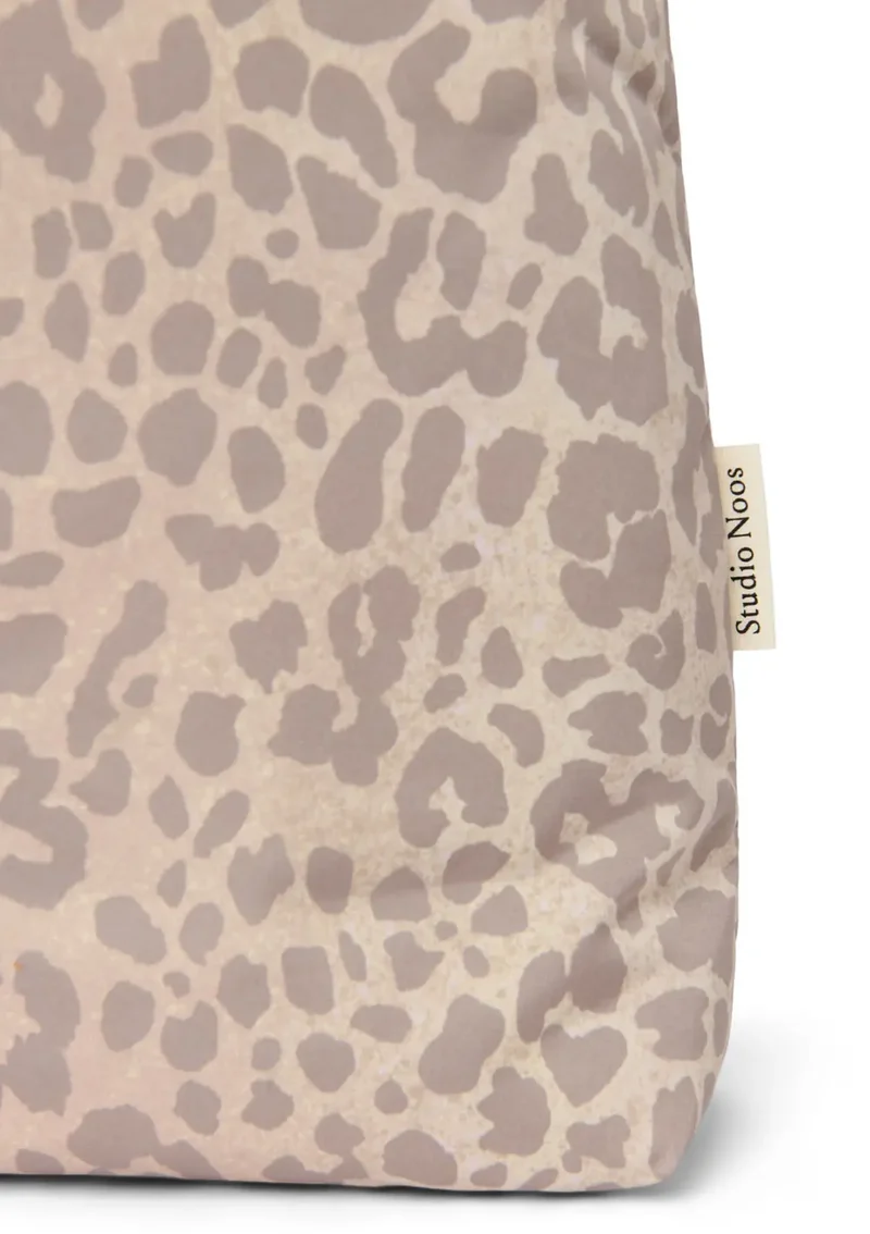 Tasche 'Puffy Mom-Bag' Beige Leopard