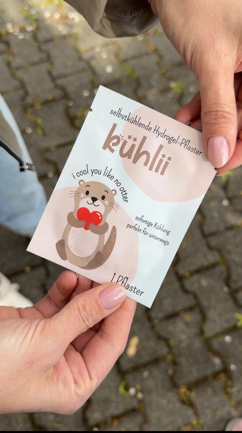 kühlii - Selbstkühlende Hydrogelpflaster für Kinder, 5 Stück