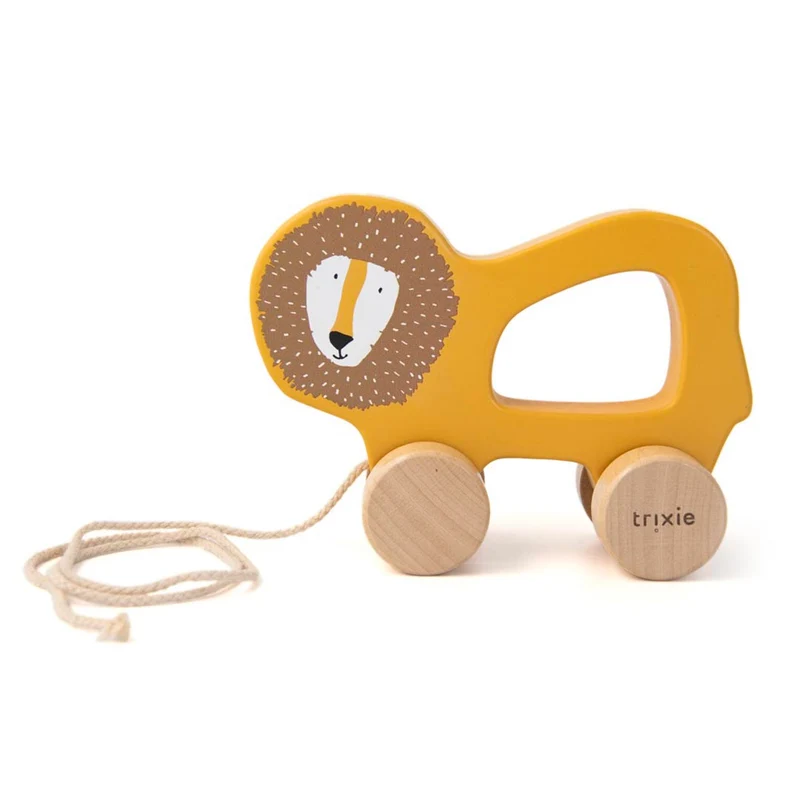 Nachziehtier "Mr. Lion" aus Holz von Trixie Baby