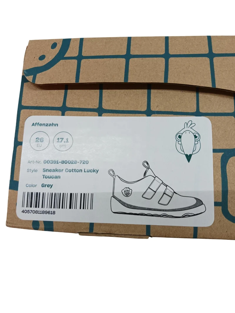 Affenzahn Sneaker Cotton Lucky Toucan 22