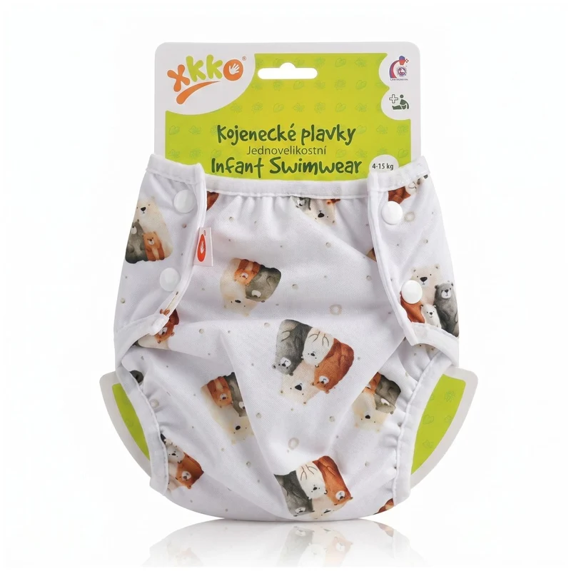 xkko PUL Badewindel Schwimmwindel mitwachsend von 4-15 kg