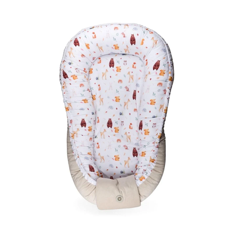 xkko wendbares Babynest LUX - Mein gemütliches Baby Kuschelnest 60x90cm