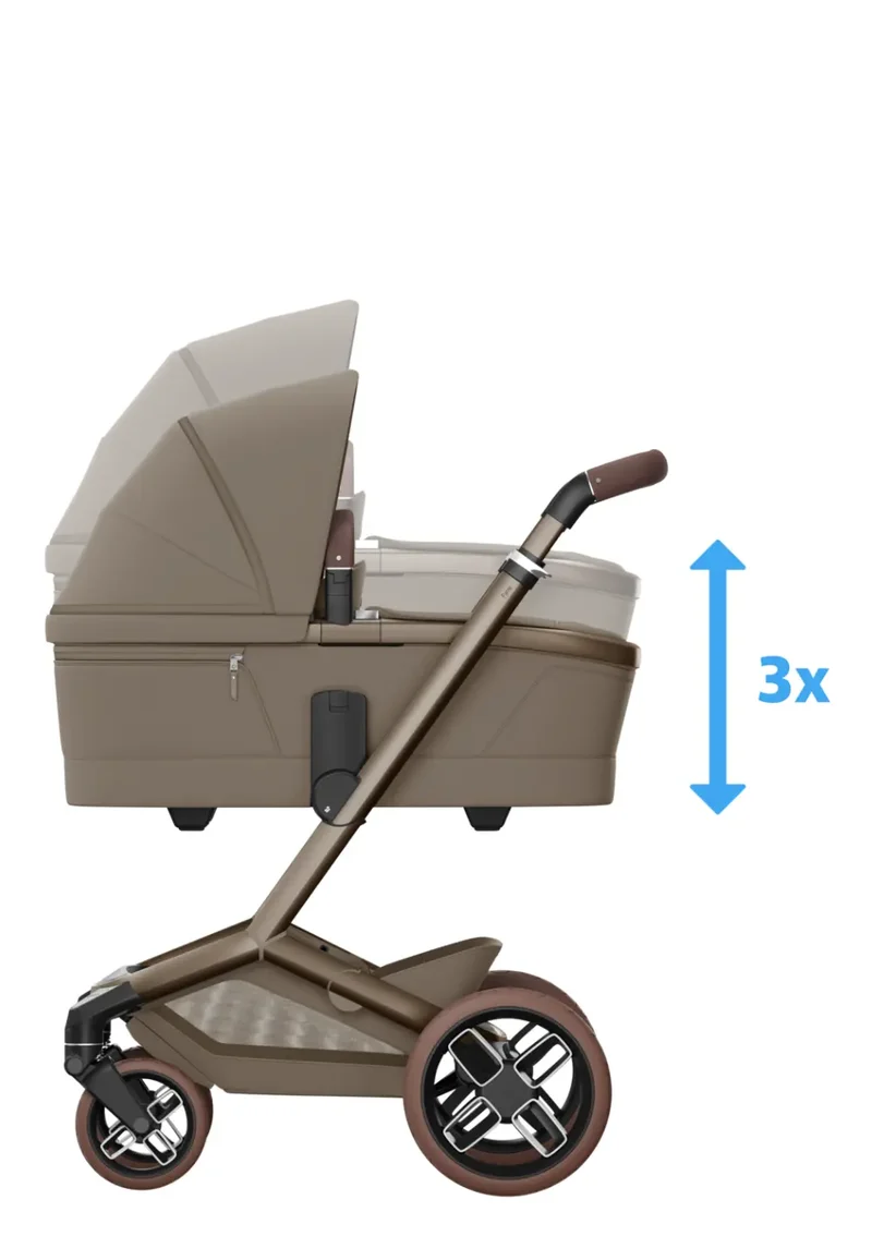 Kinderwagen-Set 'Fame' Oak Truffle