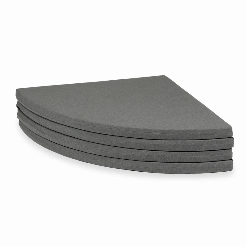 Mimii Bodenmatte Kinder Spielmatte 160cm, rund faltbar