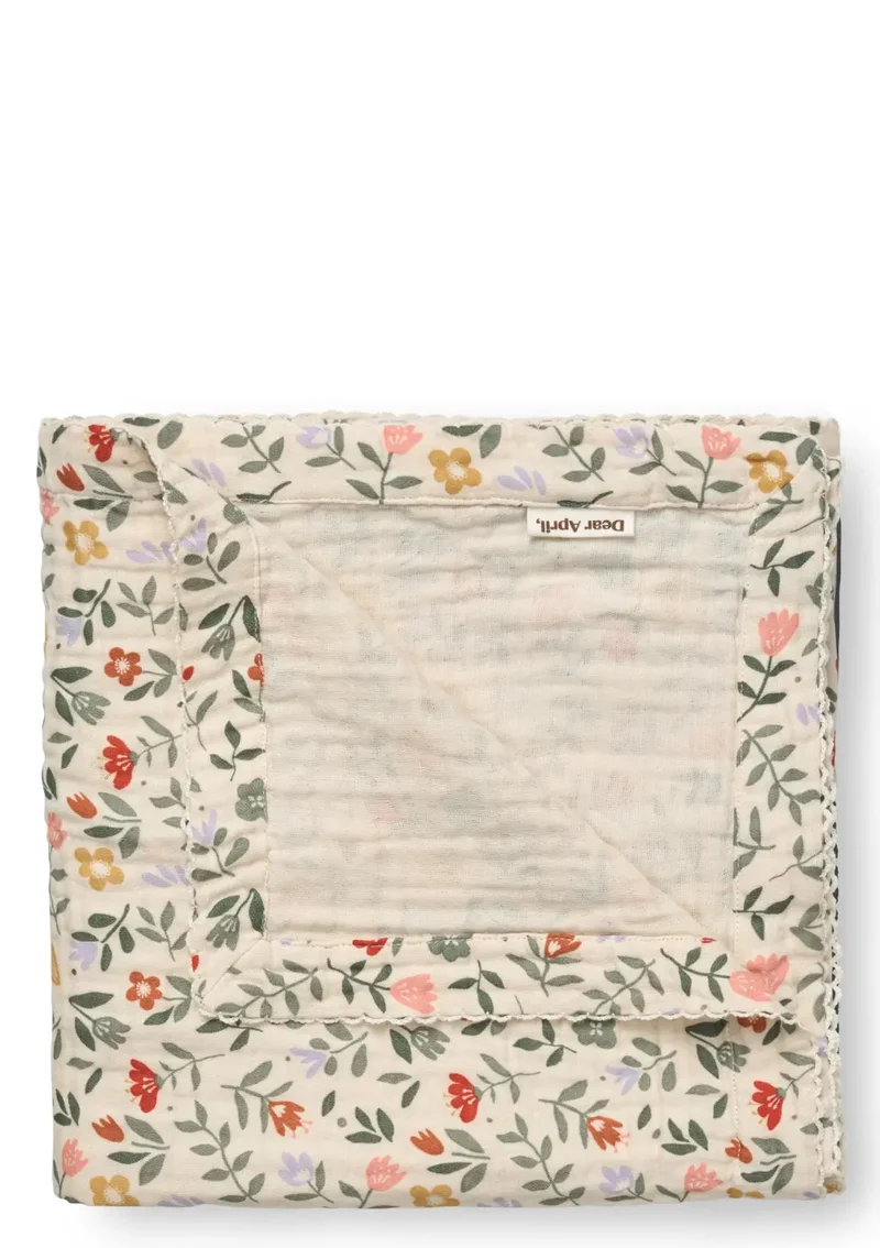 Musselin Babydecke 'Murray' Flower Market 120 x 120 cm