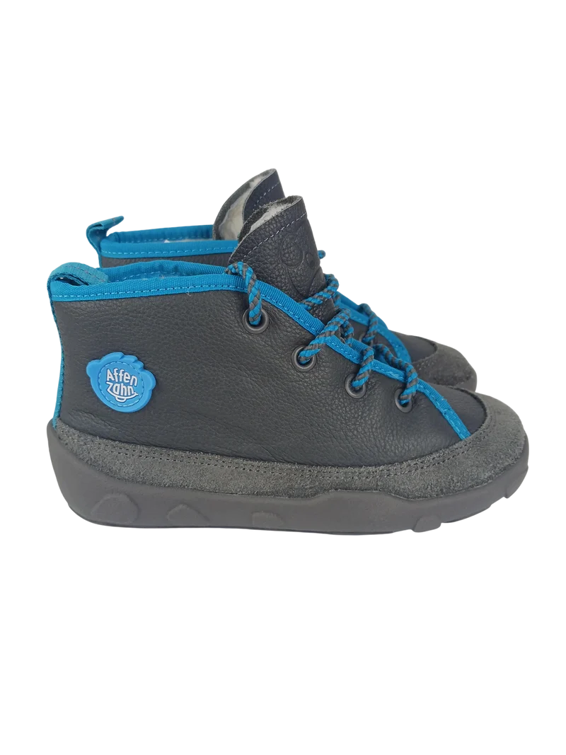 Affenzahn Easy Warm Midboot Leather Dog Größe 28