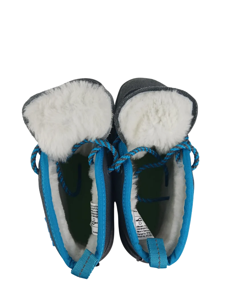 Affenzahn Easy Warm Midboot Leather Dog Größe 28
