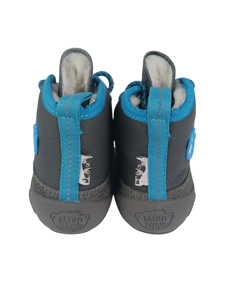 Affenzahn Easy Warm Midboot Leather Dog Größe 28