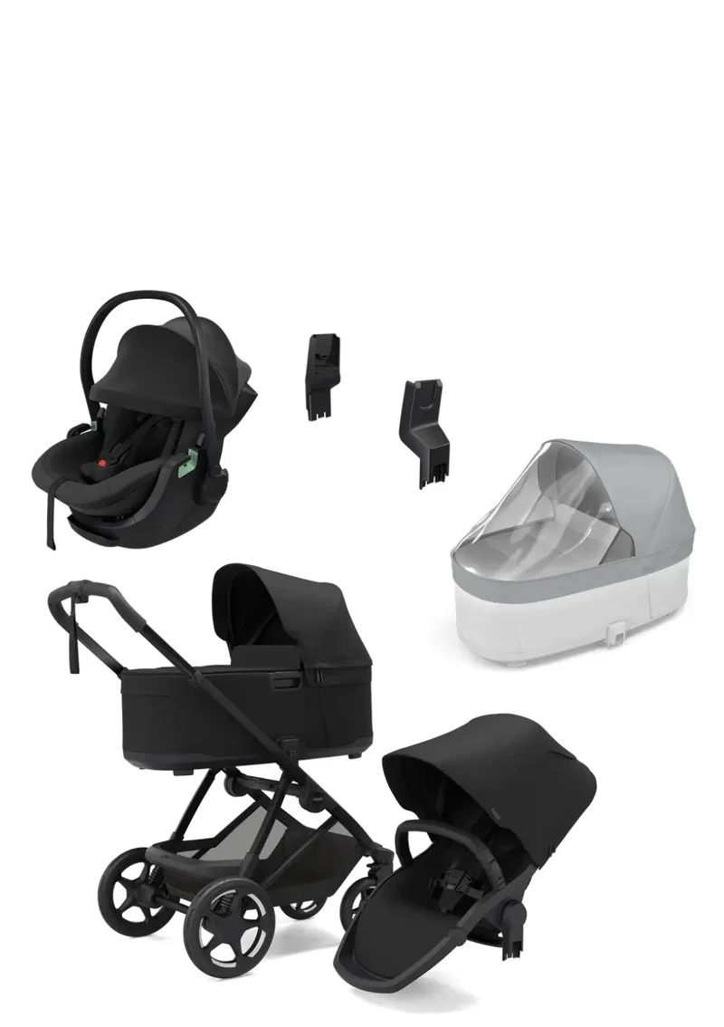 Newborn Travel Bundle 'Charm' Black