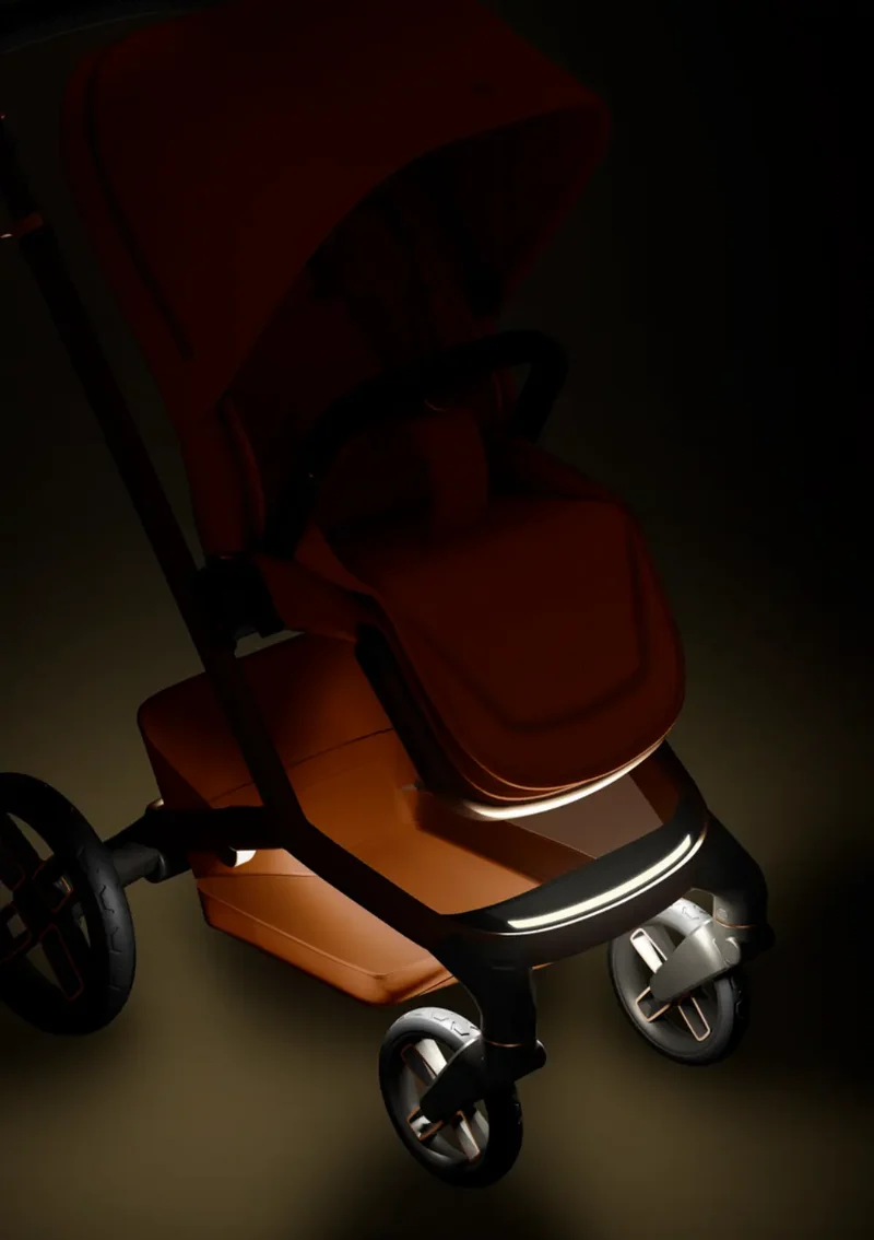Kinderwagen-Set 'Fame' Copper Terra